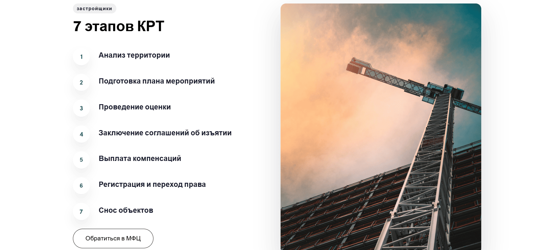 Скриншот страницы с сайта Изъятие.рф